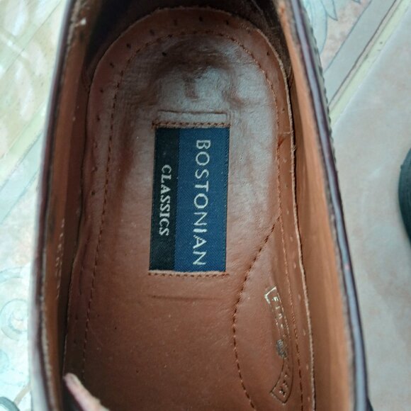 Bostonian Classic Brown Men's Shoes, leather lining and upper for Special events - Picture 8 of 14